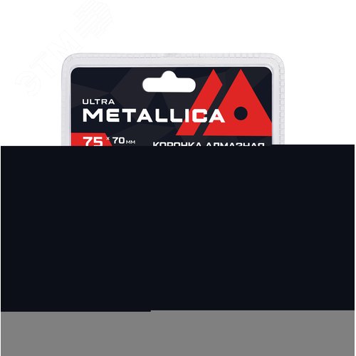 Изображение товара Коронка алмазная 75х70 мм, #46, с сверлом, по керамограниту, плитке, в блистере. (шт)