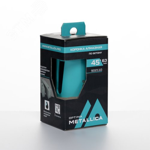 Изображение товара Коронка алмазная сегментная 45x63 мм, М16, без хвостовика, по бетону (шт)