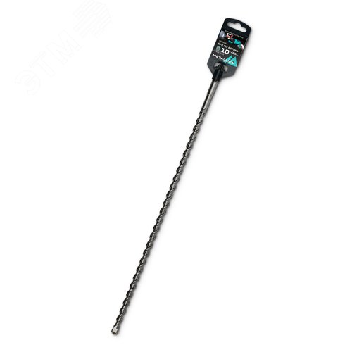 Изображение товара Бур по бетону SDS-plus 10 х460/400 мм, напайка с центром, 2 спирали (шт)