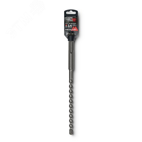 Изображение товара Бур по бетону SDS-max 14 х340/200 мм, Х-напайка, 2 спирали (шт)