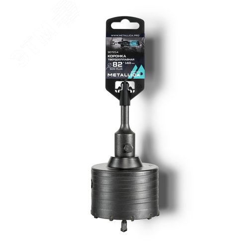 Изображение товара Коронка тв. спл. SDS-plus 82x160/100 мм, h=50мм, М22,0х2,0 мм, с адаптером (шт)