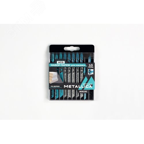 Изображение товара Набор пилок д/лобзика №3 по дереву, в пласт. коробке, 10шт (шт)