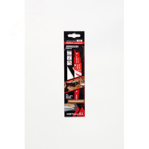 Изображение товара Пилка сабельная S956XHM 150/125мм шаг 3-4мм, TCT-Progressor, по ЦСП/ДСП/дереву 1шт (шт)