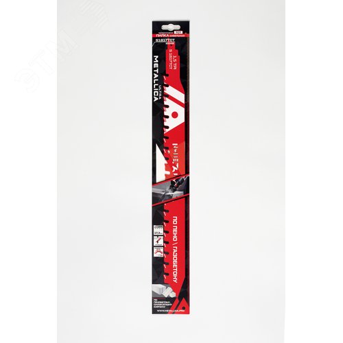 Изображение товара Пилка сабельная S1817TCT 460/345мм шаг 17,3мм, TCT-тв. спл., по газобетону/ ЦСП 1шт (шт)