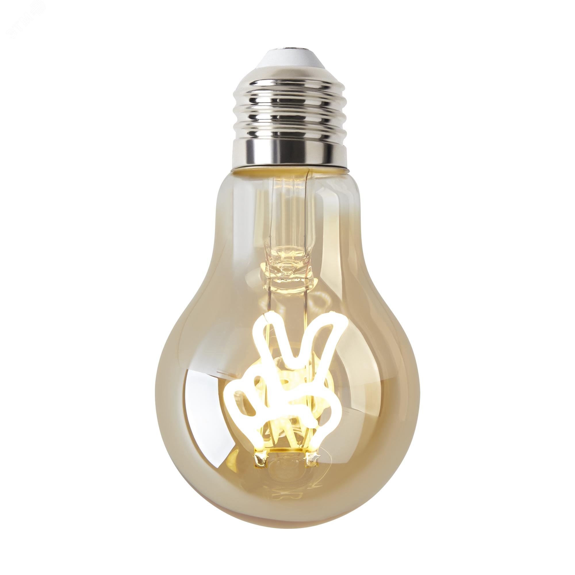 Изображение товара Декоративная филаментная лампа E27 3W 2400K стиль Эдисона