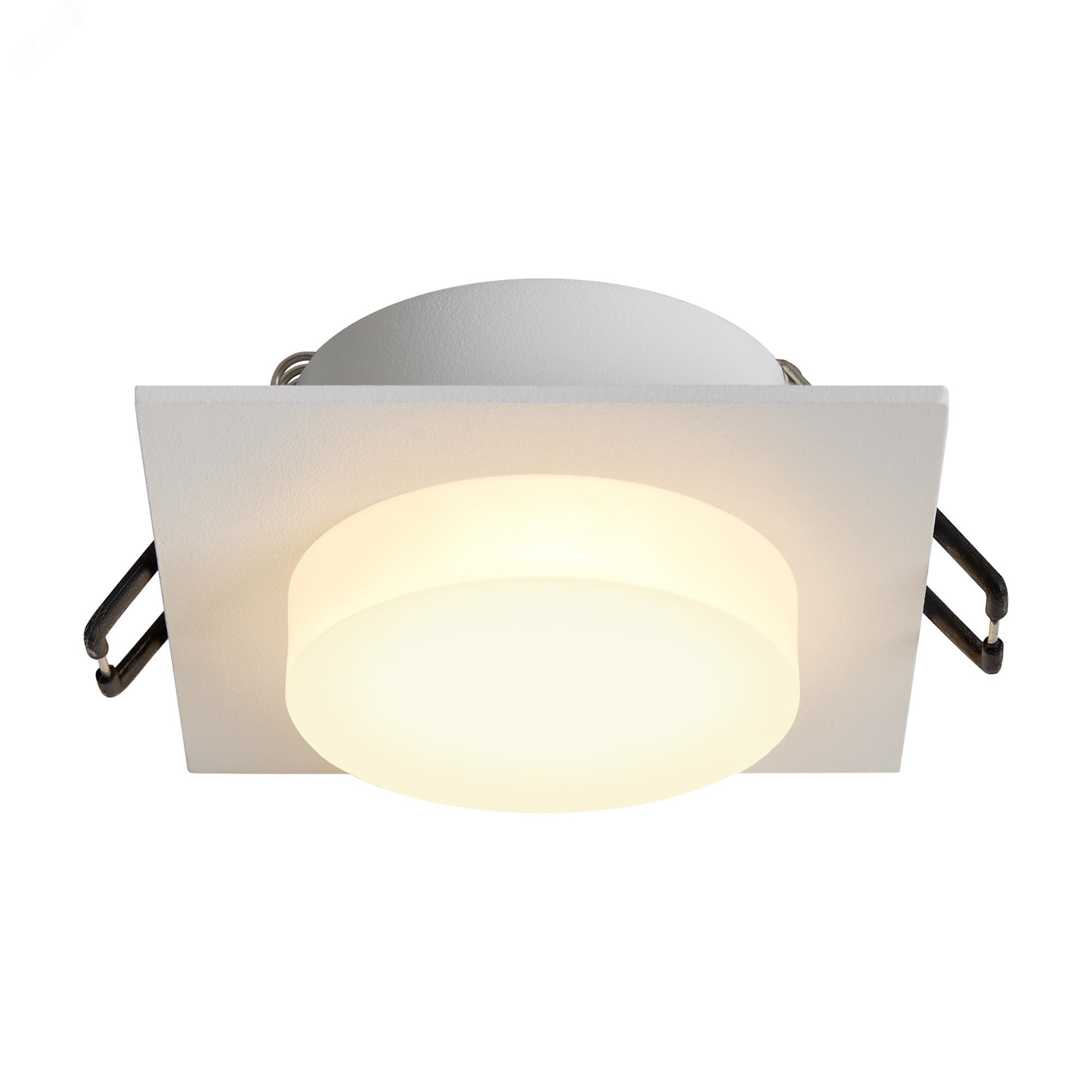 Изображение товара Встраиваемый светильник Voltega GU10 IP20 для потолка 33 мм 80 мм квадратный