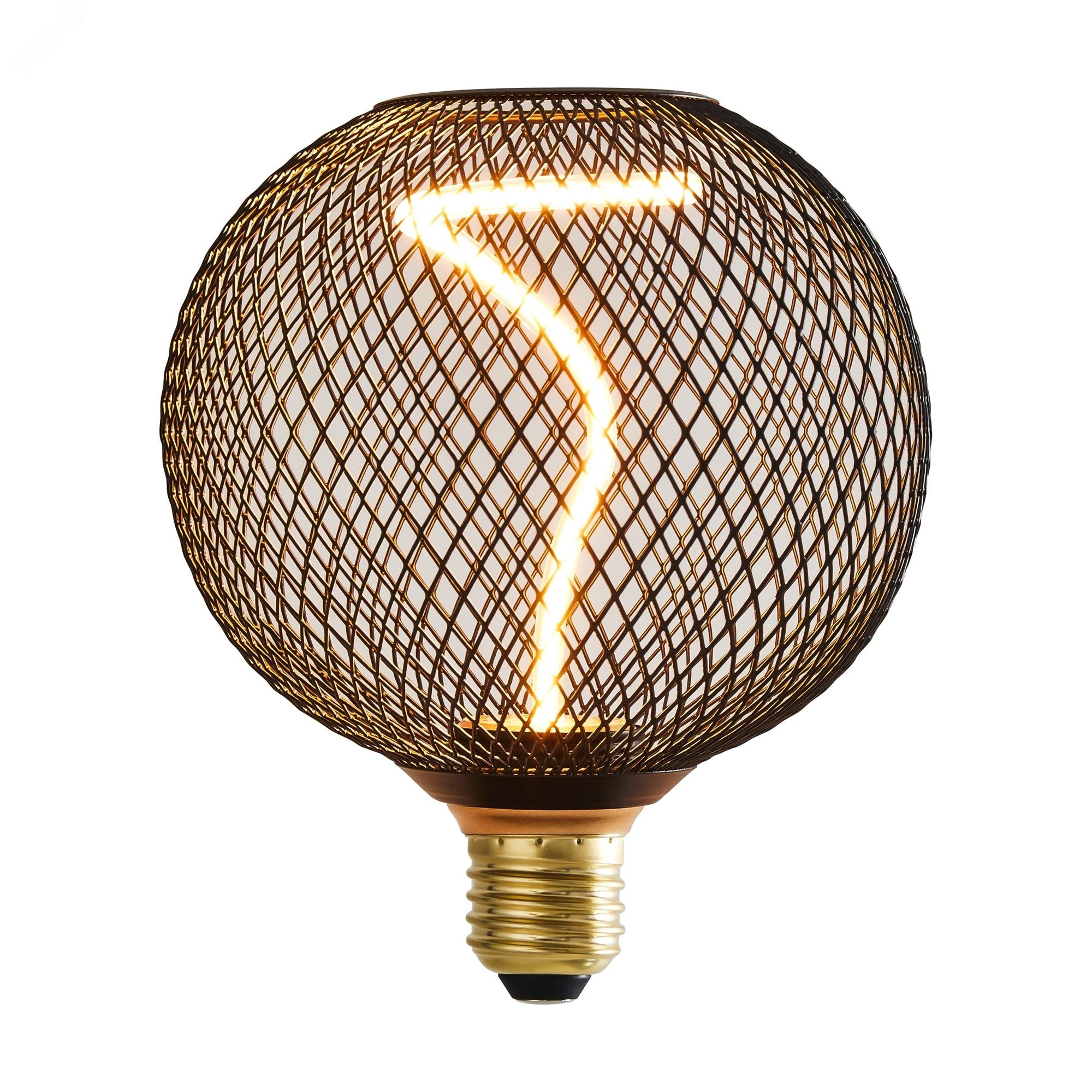 Изображение товара Филаментная декоративная лампочка E27 5W 1800K винтажный стиль