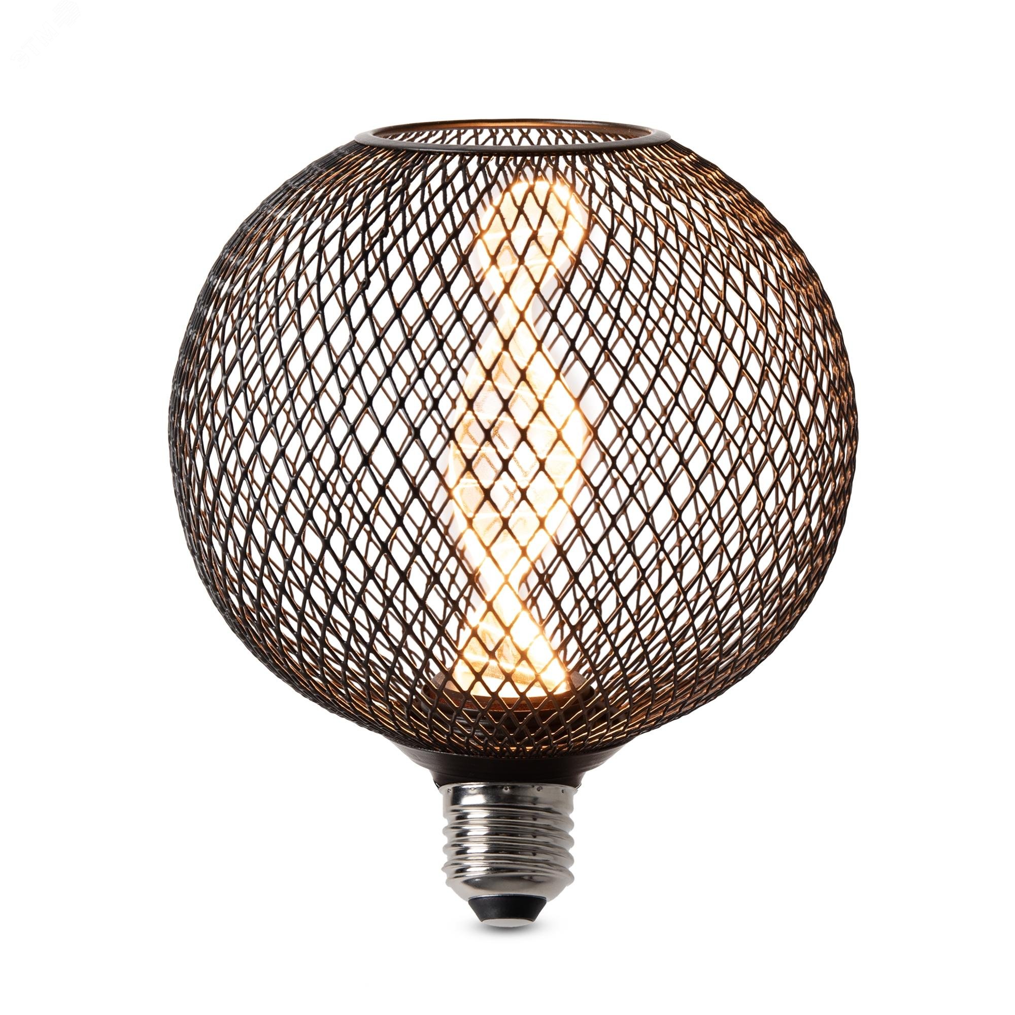 Изображение товара Декоративная филаментная лампочка E27 4W 1800K для интерьера стиль ретро