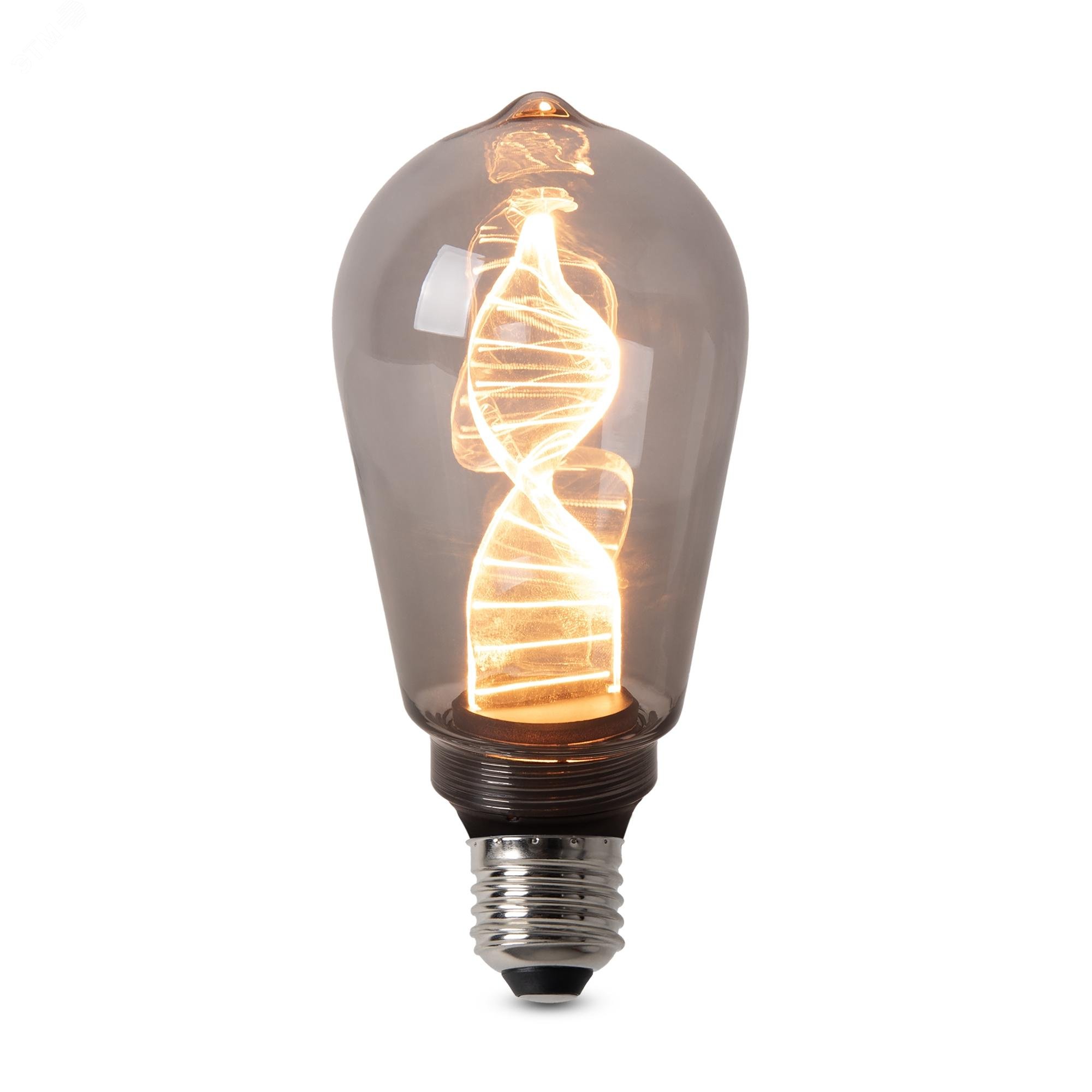 Изображение товара Лампочка филаментная цоколь E27 4W 1800К тип ST64 DNA (шт)