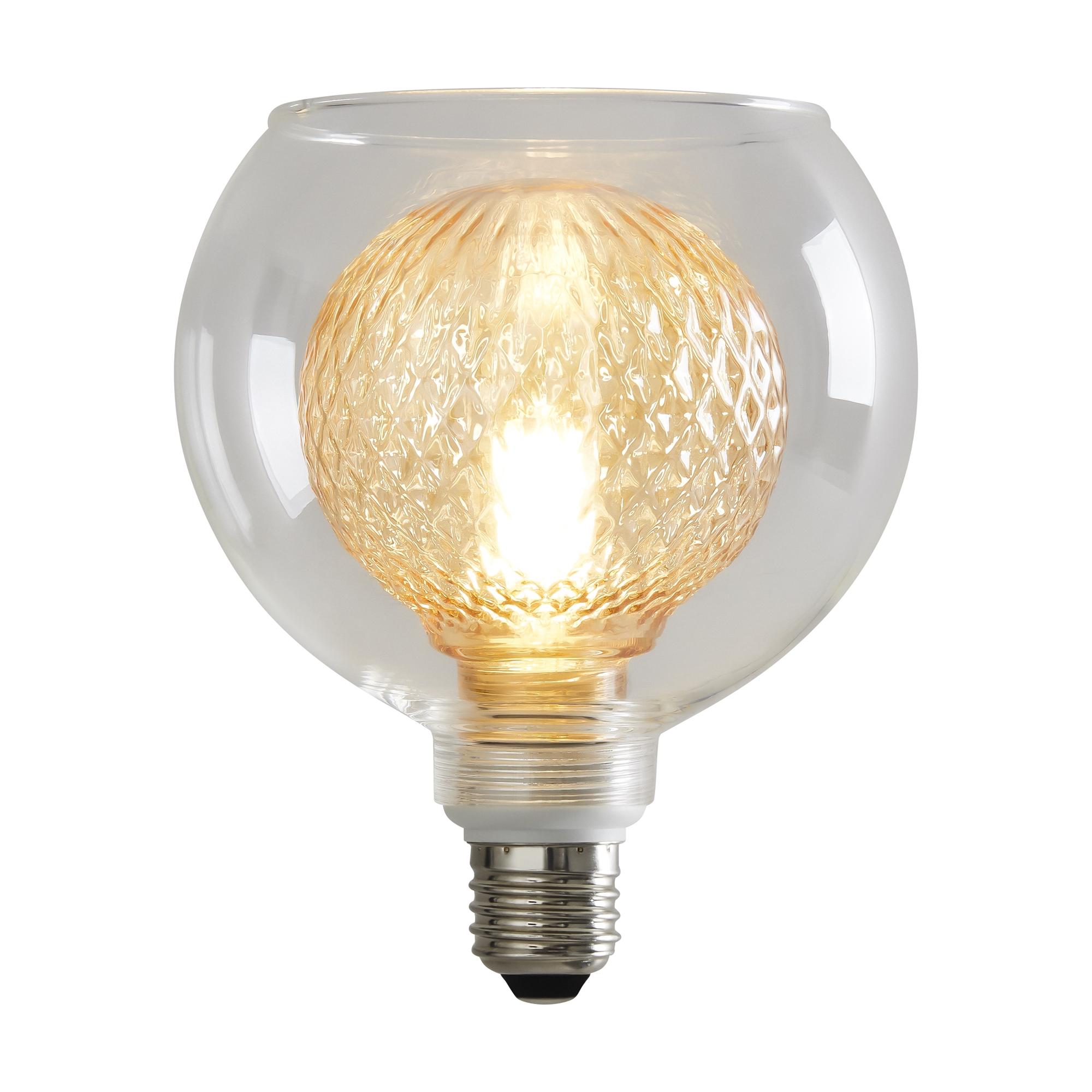 Лампа светодиодная Loft Led G125 4W 2700К E27 DIM
