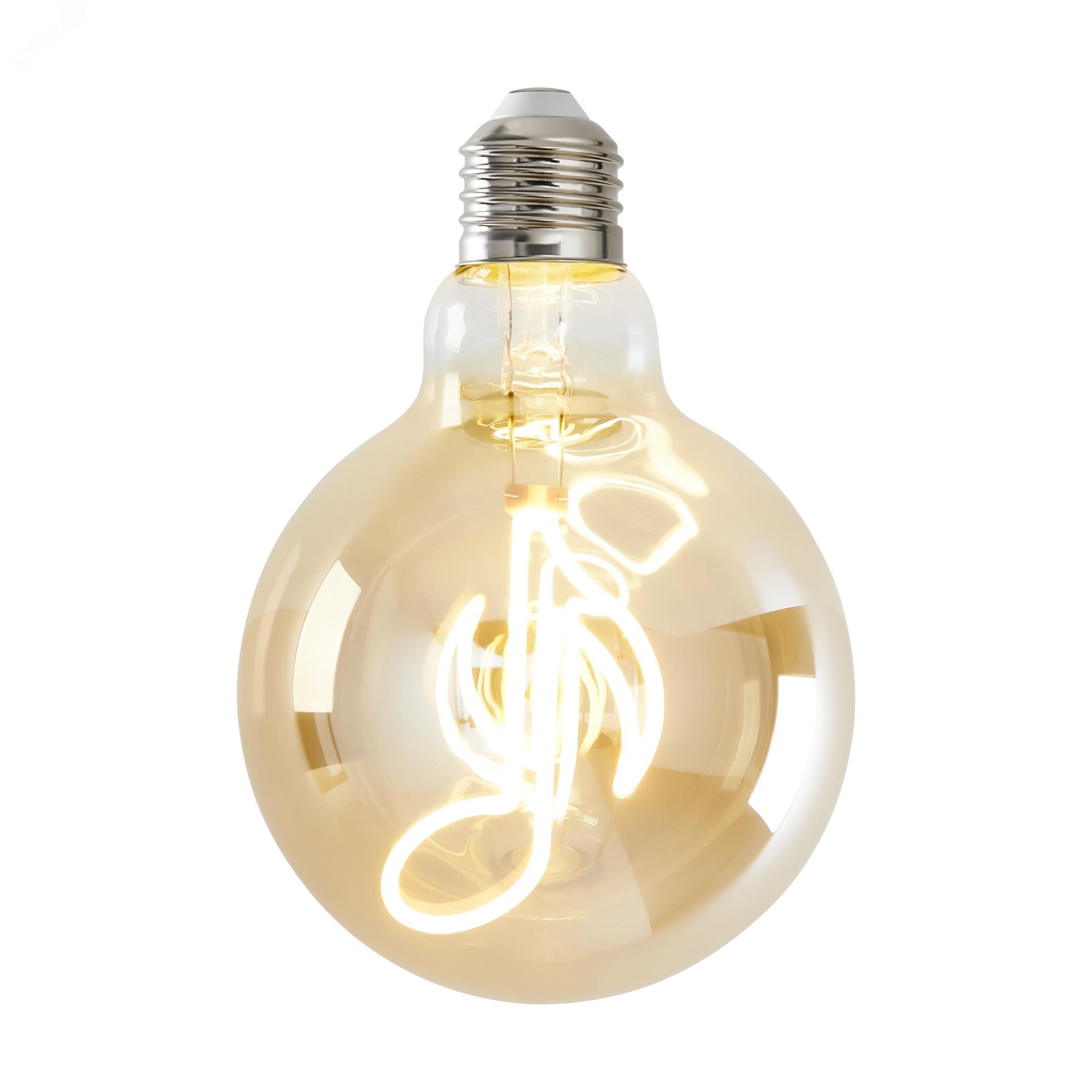 Изображение товара Декоративная LED лампа Loft Led СG125 4W E27 1800K для уютного освещения