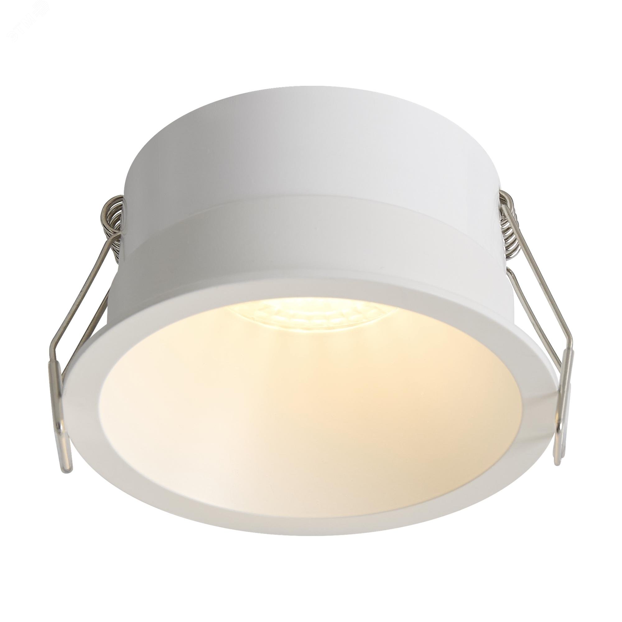 Изображение товара Встраиваемый светильник GU10 IP20 10 Вт белый Voltega VGL7382DLB-01W