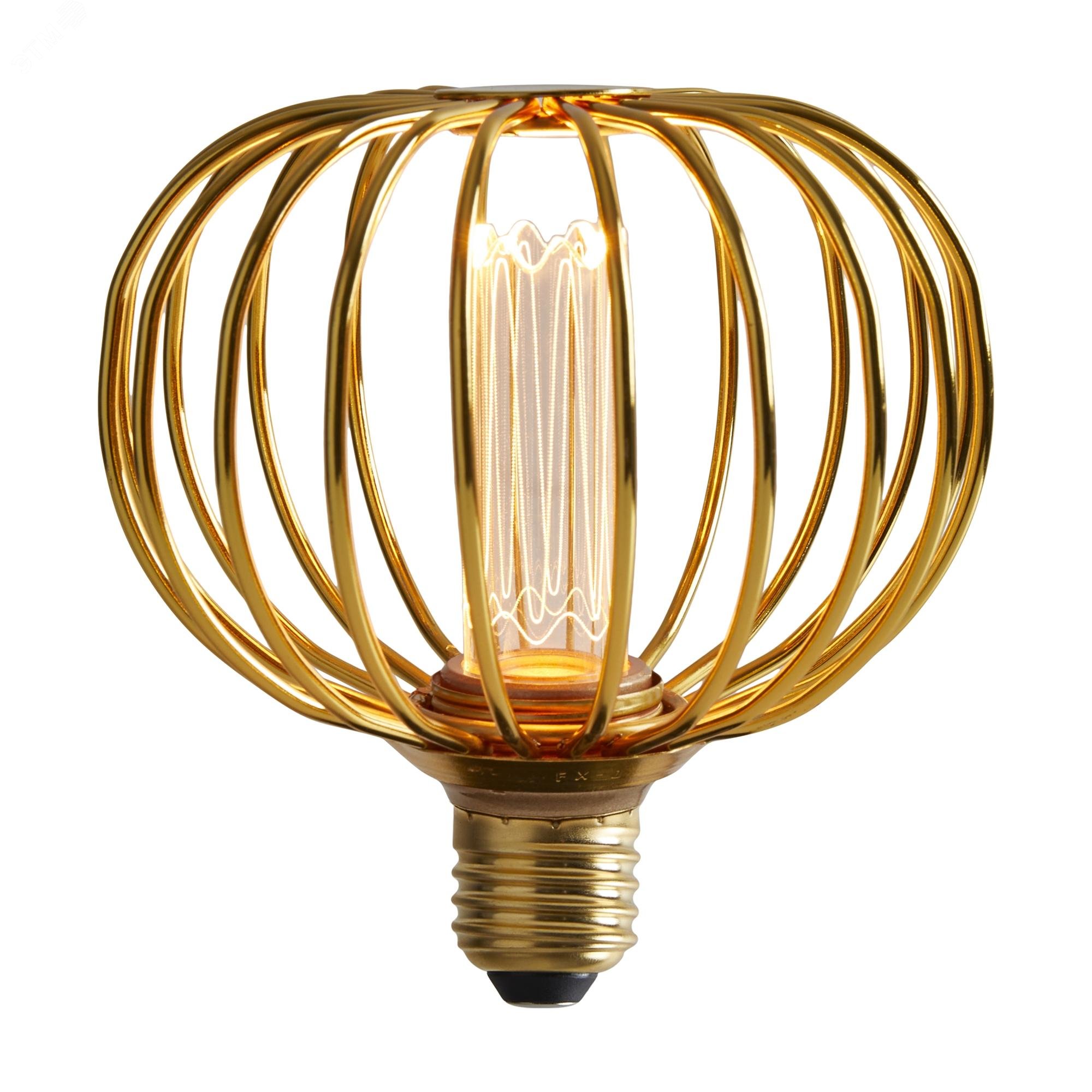 Изображение товара Декоративная светодиодная лампа Loft Led E27 4W 1800K диммируемая