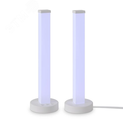 Изображение товара Светильник настольный LED Colorata, 5W, 350Лм, RGB, дим, 2шт, пульт ДУ (шт)