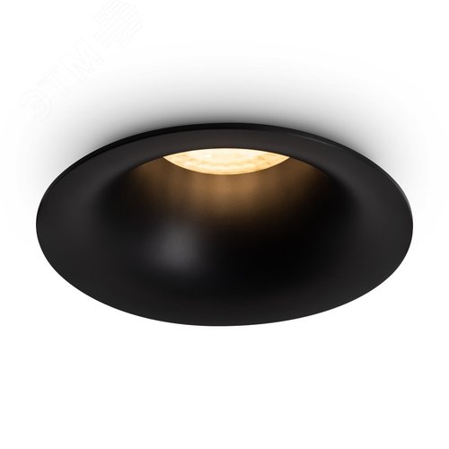 Изображение товара Светильник традиционный Down Light встраиваемый под лампу GU10 IP20 Черный (шт)