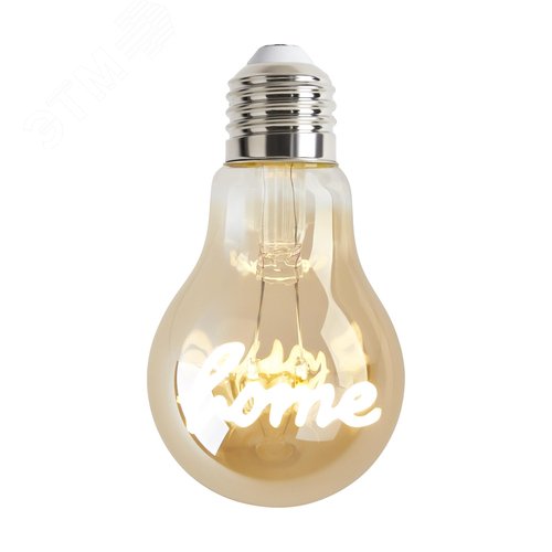 Изображение товара Лампочка филаментная цоколь E27 3W 2400К тип A60 HOME (шт)
