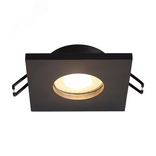 Изображение товара Светильник традиционный Down Light встраиваемый под лампу GU10 IP44 Черный (шт)