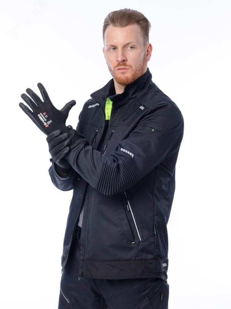 Изображение товара Куртка мужская летняя Brodeks KS209 черная высокие защитные свойства комфорт