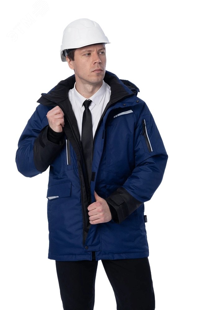 Изображение товара Зимняя куртка-парка KW215, синий, 2XL