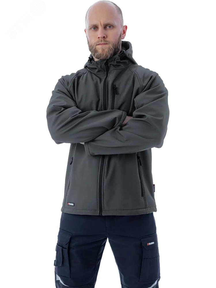 Изображение товара Куртка Brodeks KS232GREY Серая рабочая куртка софтшелл
