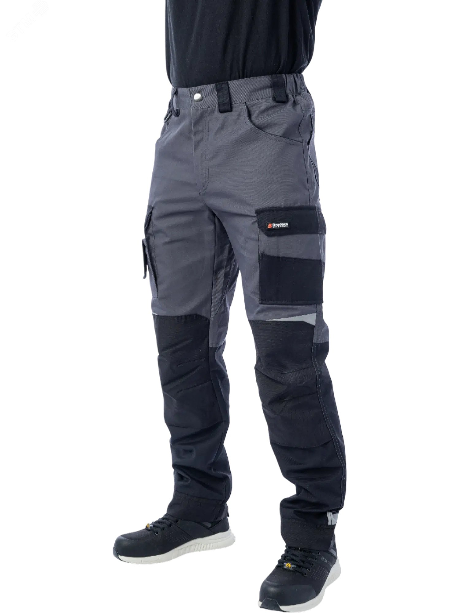 Изображение товара Брюки мужские летние Brodeks KS 302 52 синие защитные сапожная ткань