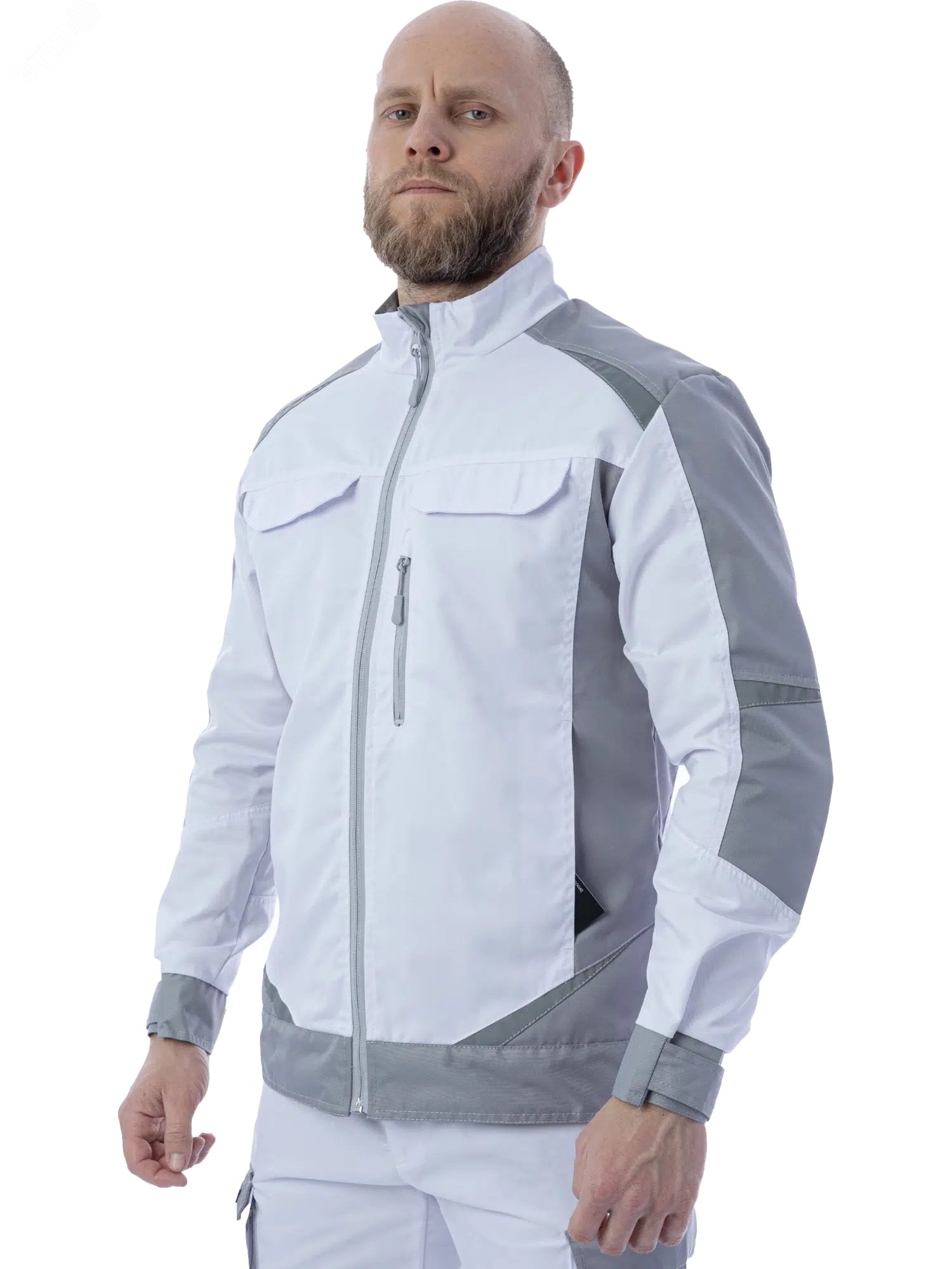 Изображение товара Куртка Brodeks KS202, белый/серый (M) (шт)