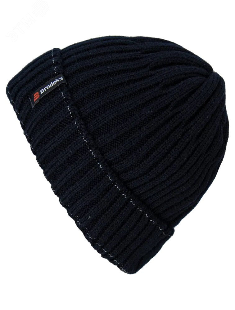 Изображение товара Шапка Brodeks fleece lining синяя для активного отдыха и ежедневного ношения