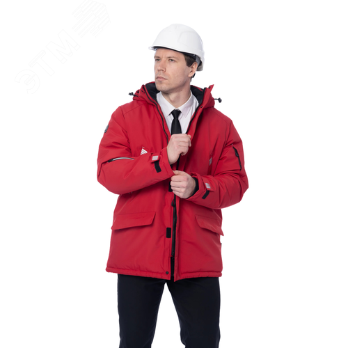 Изображение товара Зимняя куртка-парка KW204, красный (M) (шт)