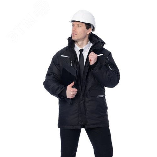 Изображение товара Зимняя куртка-парка Brodeks KW215 , черный (4XL) (шт)