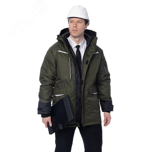 Изображение товара Зимняя куртка-парка Brodeks KW215 , хаки (M) (шт)