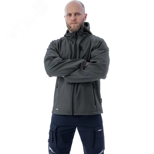 Изображение товара Куртка софтшелл Brodeks KS232, серый (4XL) (шт)