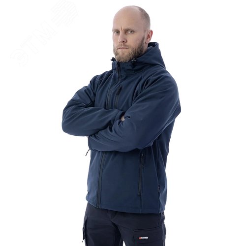Изображение товара Куртка софтшелл Brodeks KS232, синий (L) (шт)