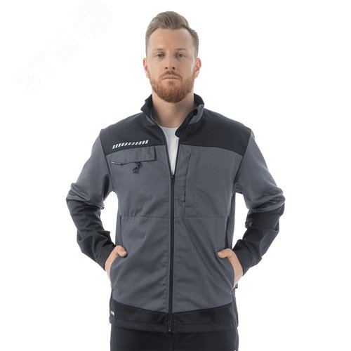 Изображение товара Куртка Brodeks KS234, серый/черный (S) (шт)