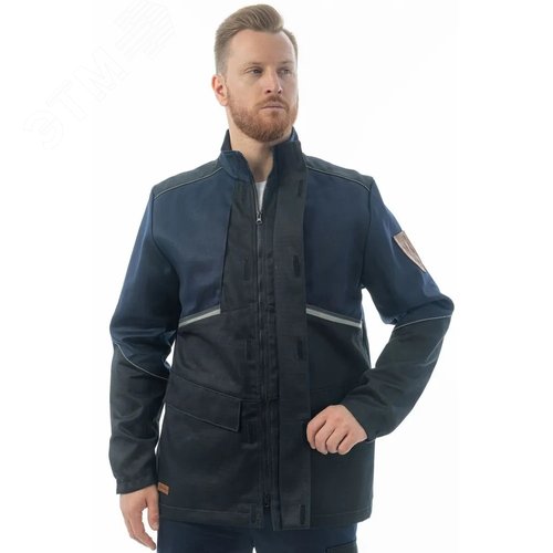 Изображение товара Куртка сварщика Brodeks FS28-01, т.синий/черный (M) (шт)