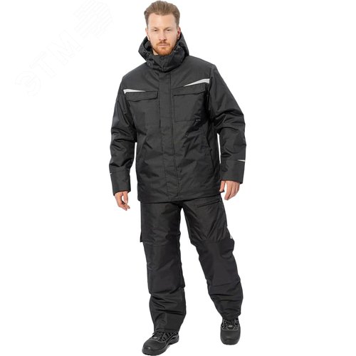 Изображение товара Зимний рабочий костюм KW603, черный (4XL) (шт)