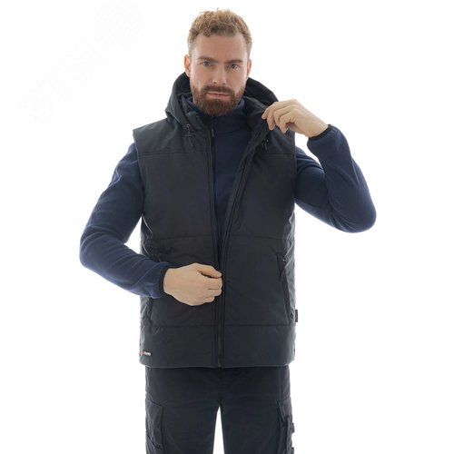Изображение товара Жилет утепленный Brodeks KW112, черный (M) (шт)