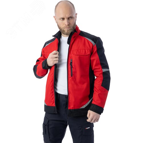 Изображение товара Куртка KS202, красный/черный (2XL) (шт)