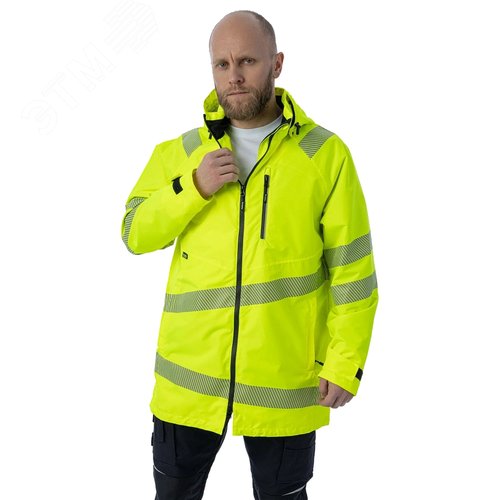 Изображение товара Летняя сигнальная куртка-парка Brodeks KS223, желтый (XL) (шт)