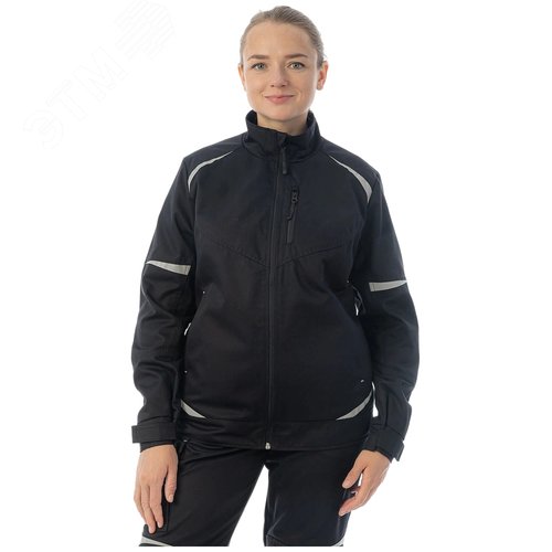 Изображение товара Женская рабочая куртка Brodeks KS228, черный (M) (шт)
