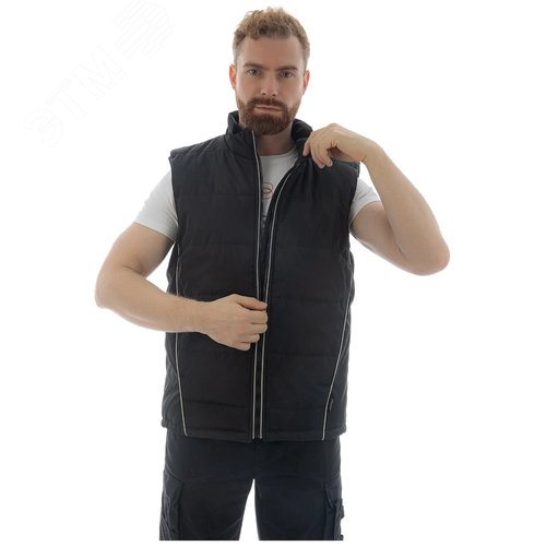 Изображение товара Жилет утепленный Brodeks KW101, черный (XL) (шт)