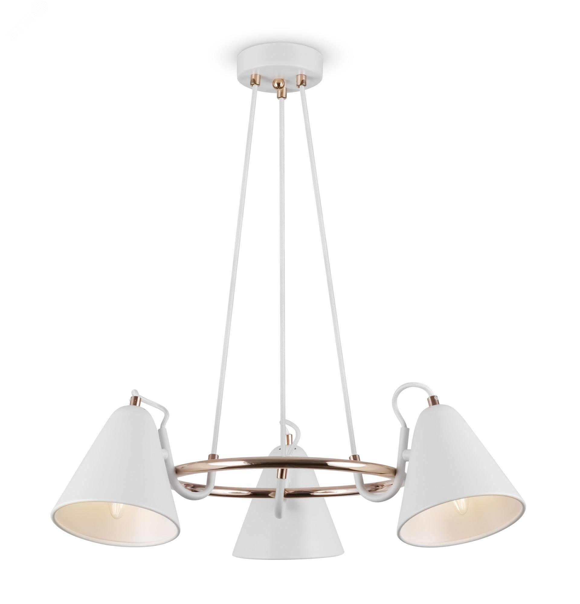 Изображение товара Светильник подвесной Falke Market FR8001PL-03WG Белый с Золотом (шт)