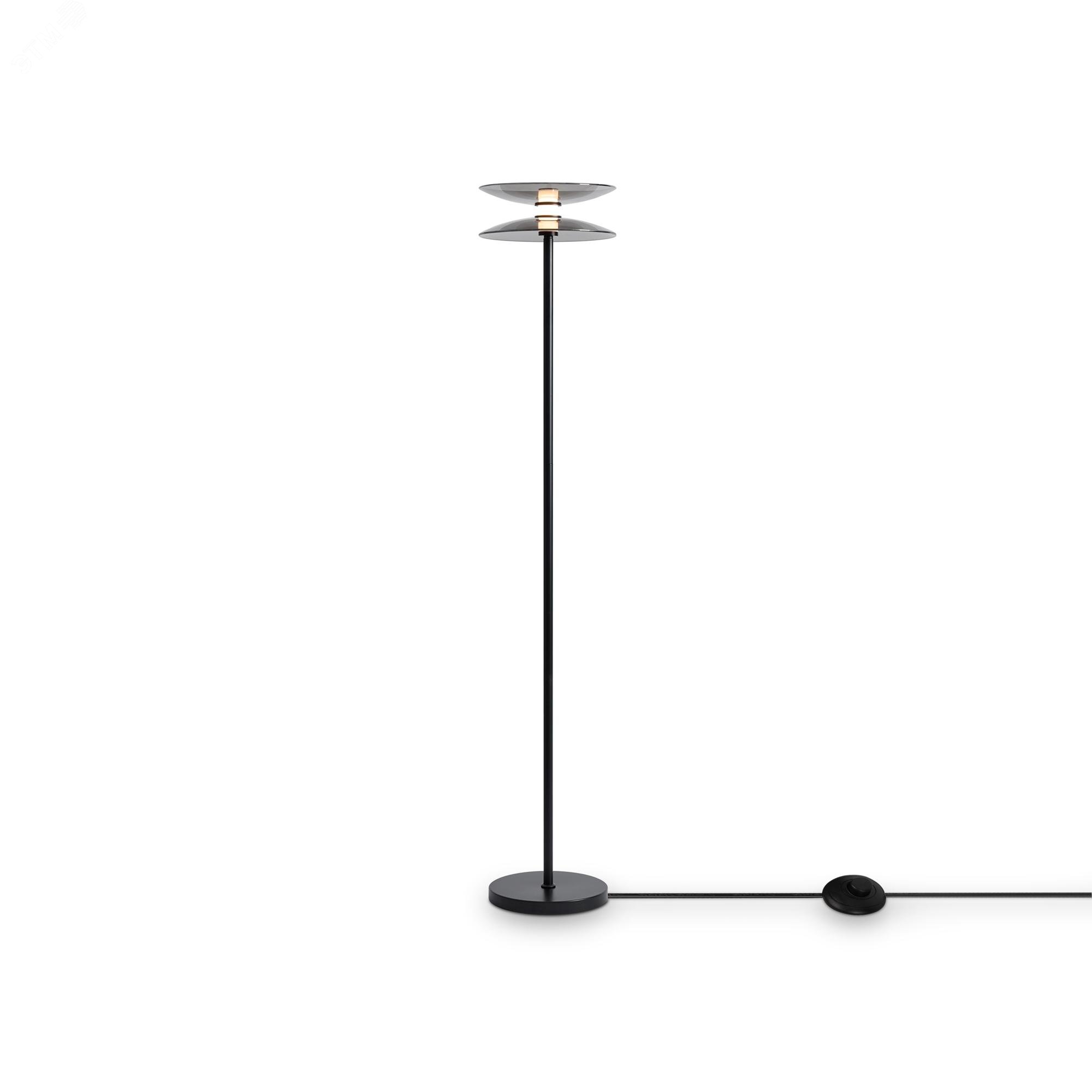 Изображение товара Светильник напольный (торшер) Tower FR5537FL-L7B черный стильный LED