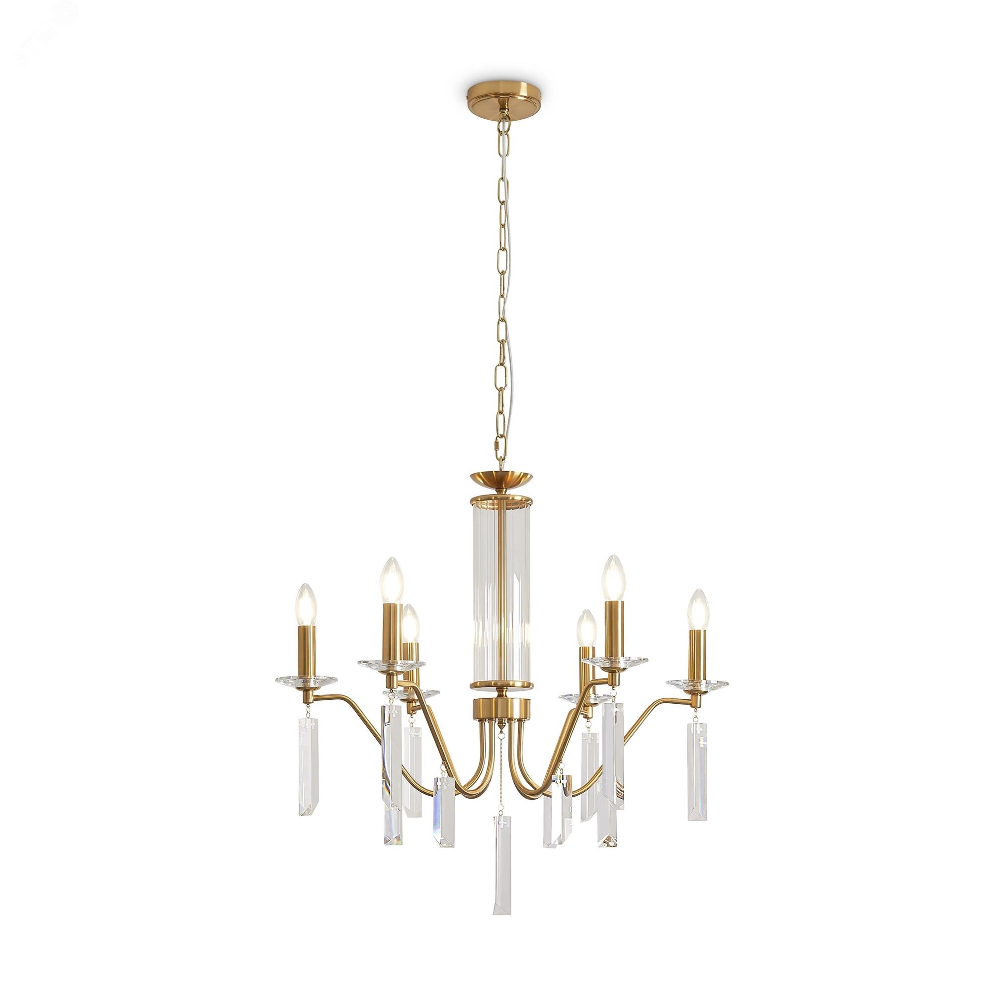 Изображение товара Светильник подвесной Harvest FR2041PL-06BS Латунь (шт)