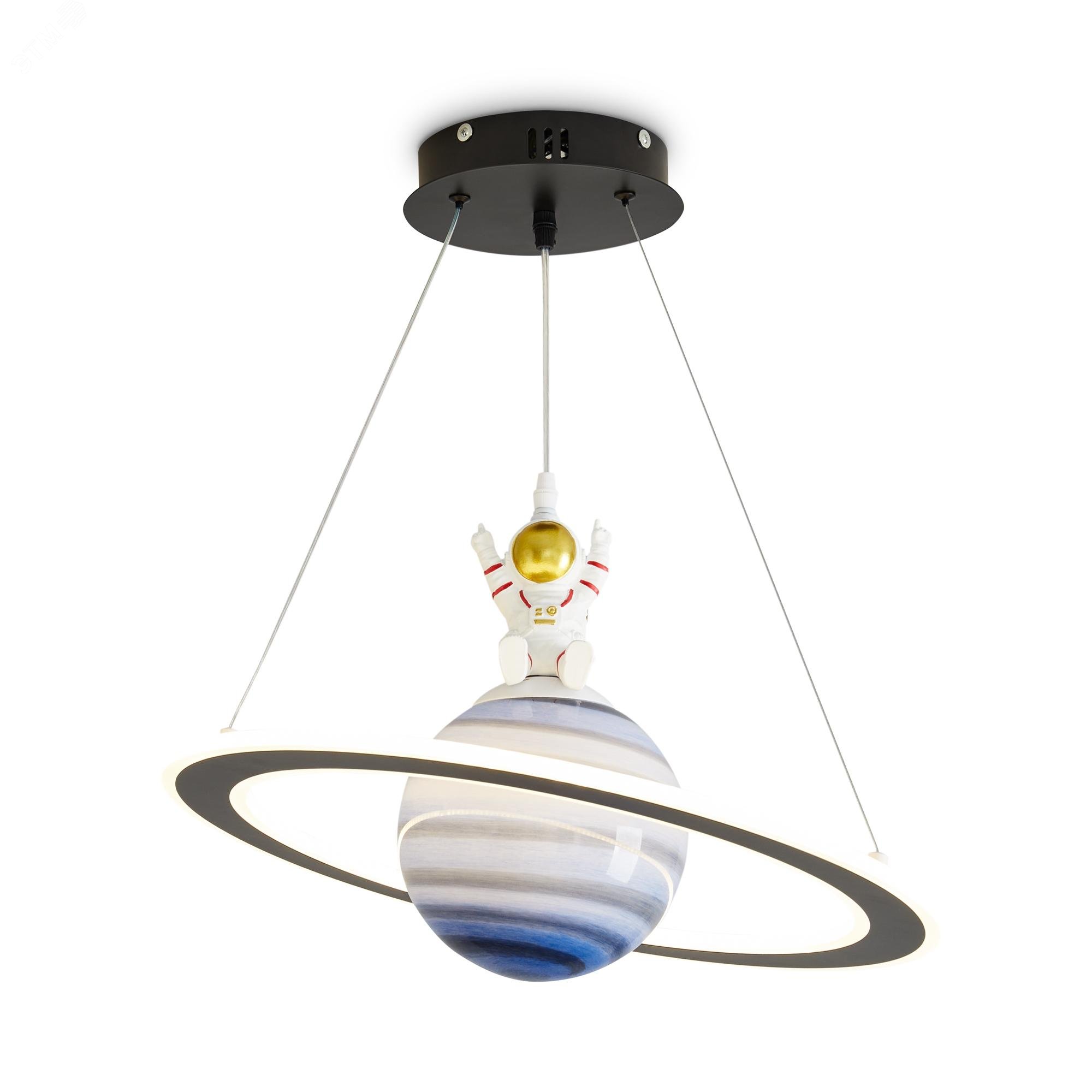 Изображение товара Светильник светодиодный подвесной Cosmic E27х15 2310Лм 3000К IP20 Черный (шт)