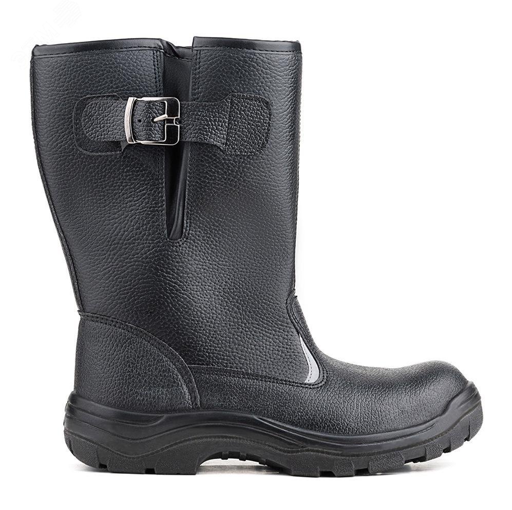 Изображение товара Демисезонные кожаные сапоги Prosafe с подошвой ПУ и светоотражающими элементами мужские р42