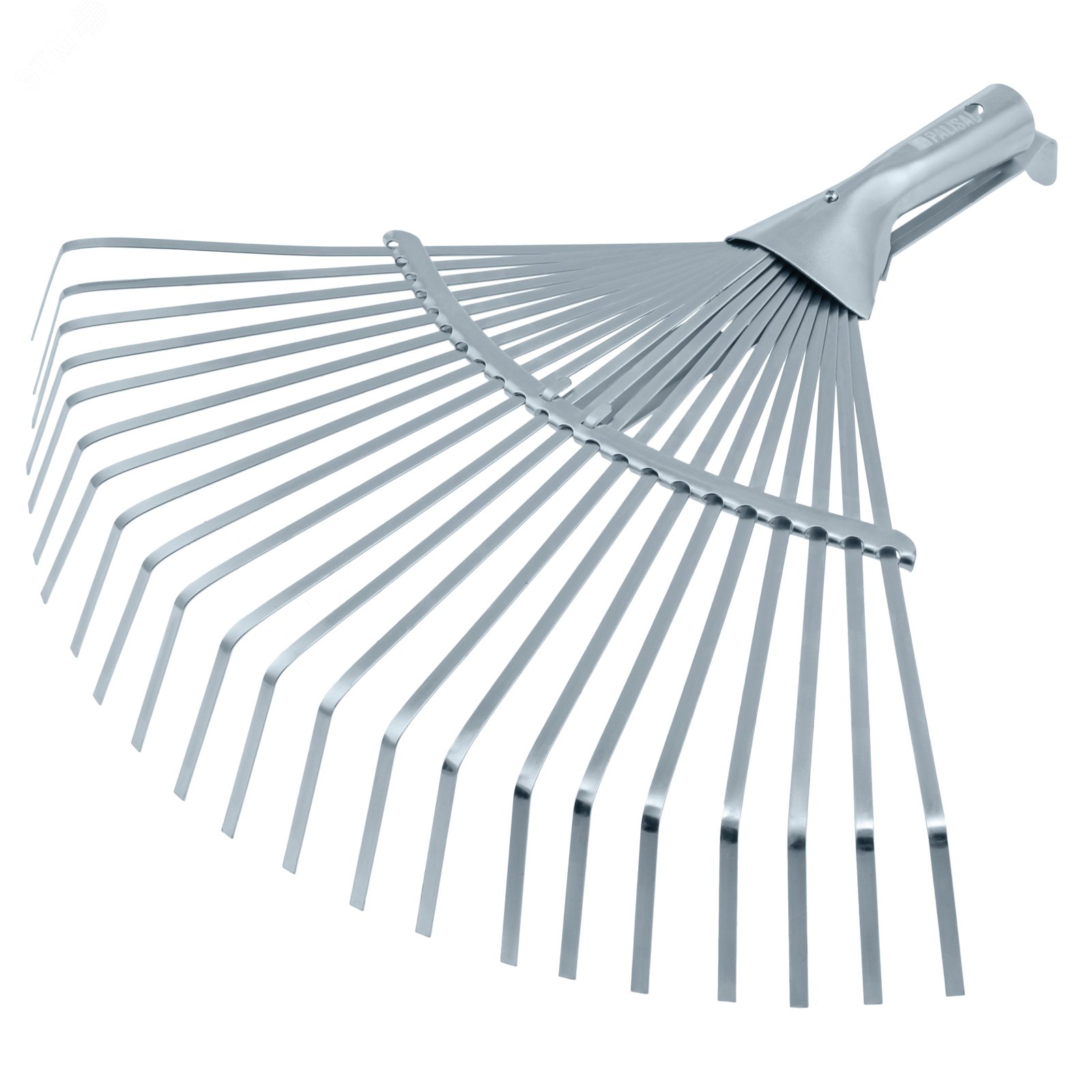 Изображение товара Грабли веерные стальные раздвижные 300-480 мм 22 зуба оцинкованные Palisad