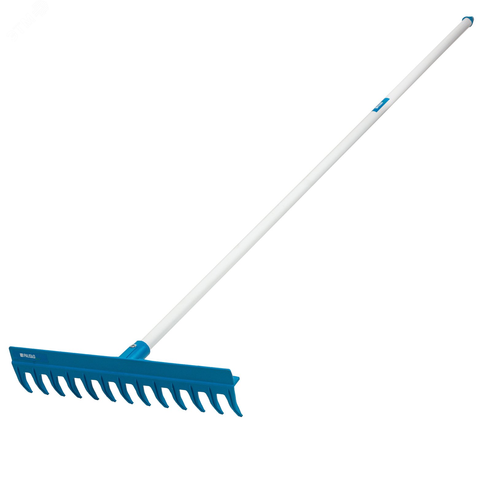 Изображение товара Пластиковые садовые грабли с металлическим черенком 430 мм 13 зубьев LUXE