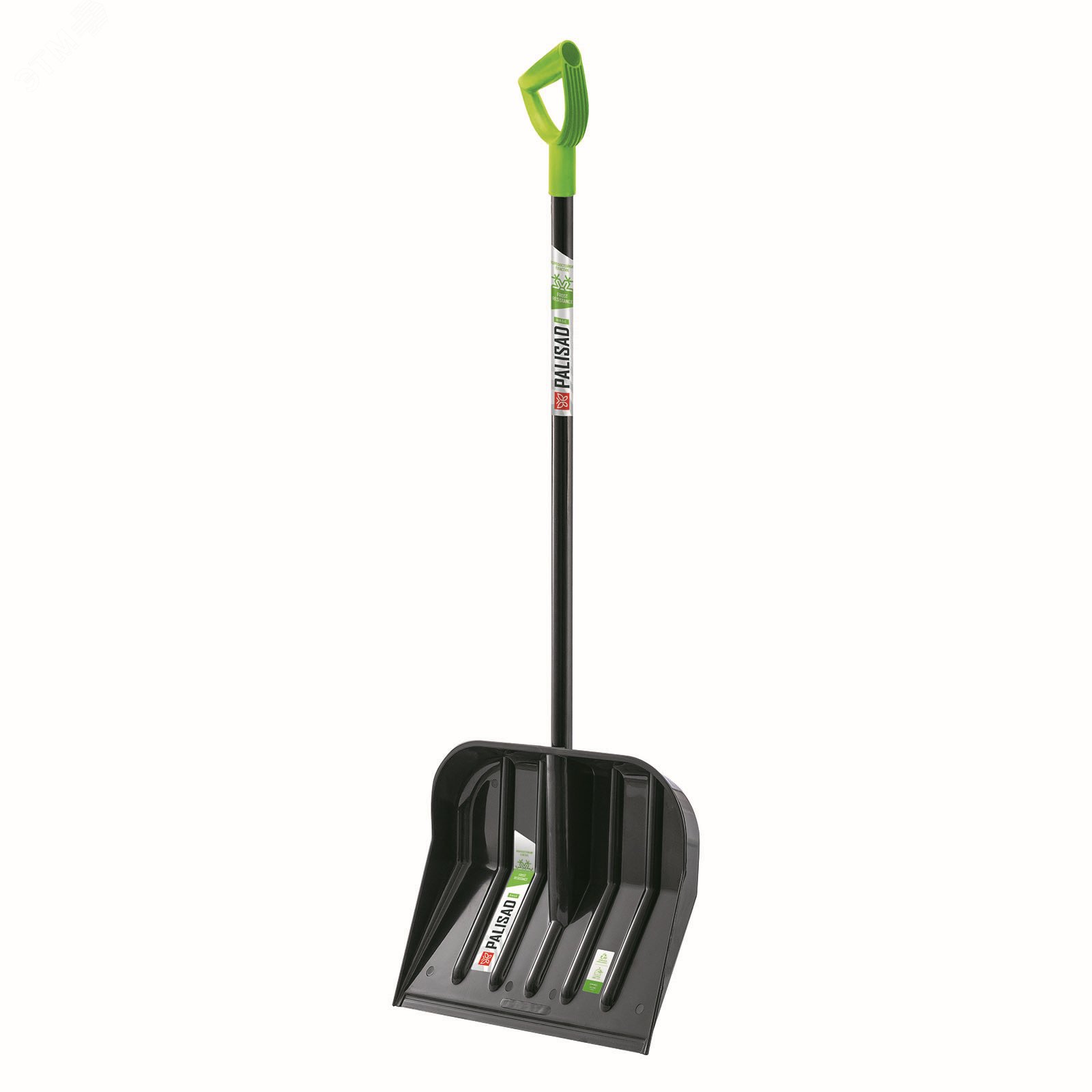 Изображение товара Лопата для уборки снега, поликарбонат, 460х400х1370 мм, стальной черенок, BASE (шт)