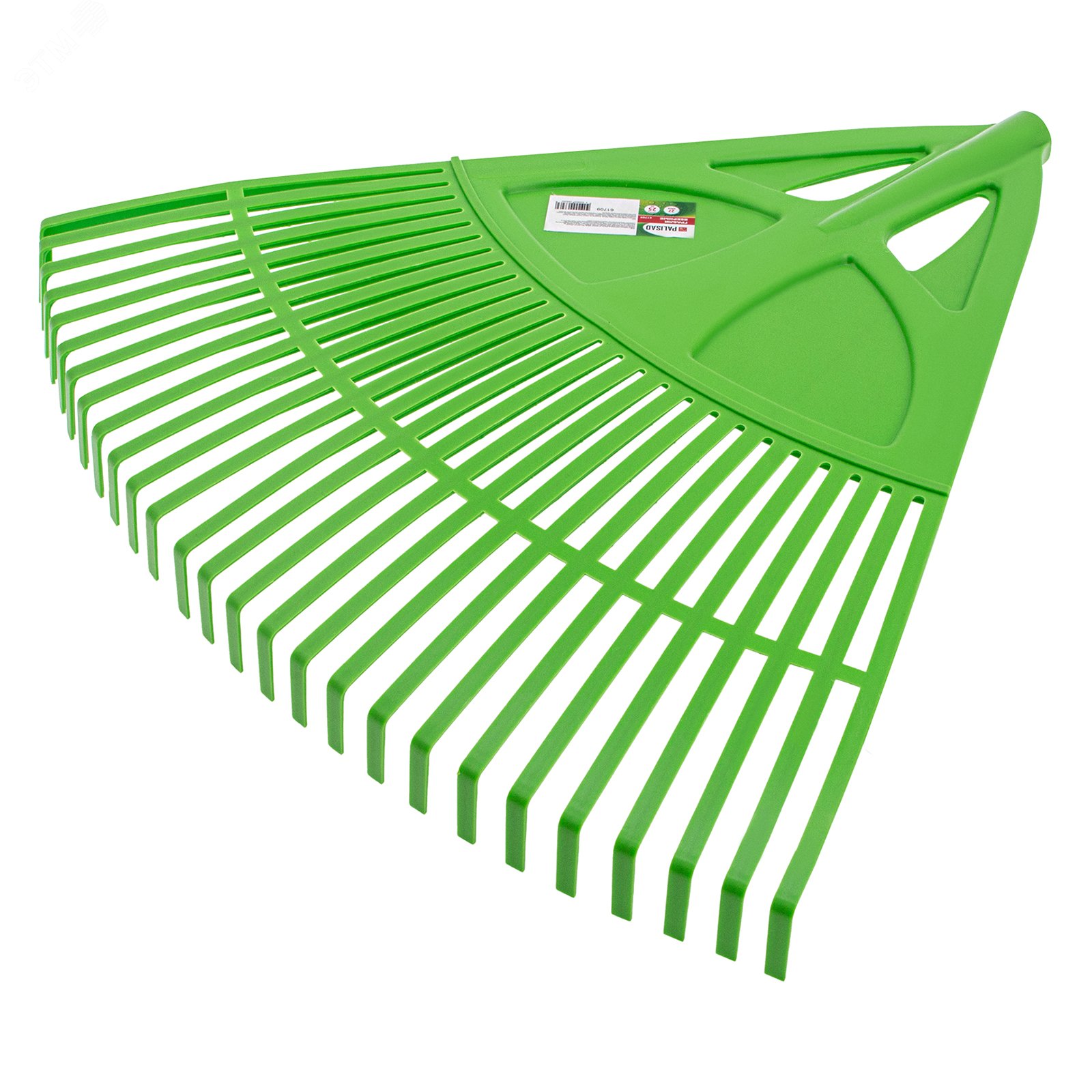 Изображение товара Веерные пластиковые грабли Palisad 61709 без черенка 620 мм 27 зубьев