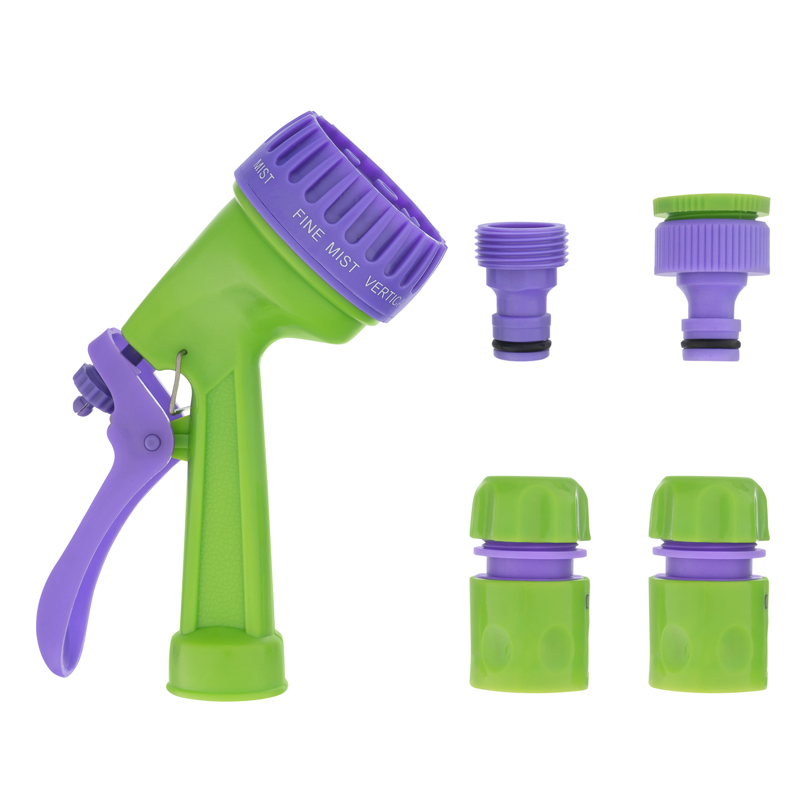 Набор поливочный, шланг 3/4' 25м, 7-реж пистолет, соед., адаптер